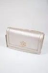 Caroline Hill Women's Maverick Crossbody With Pocket In Pearl In Sand