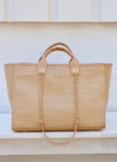 Caroline Hill Women's Melissa Tote Bag In Natural Tan In Nude