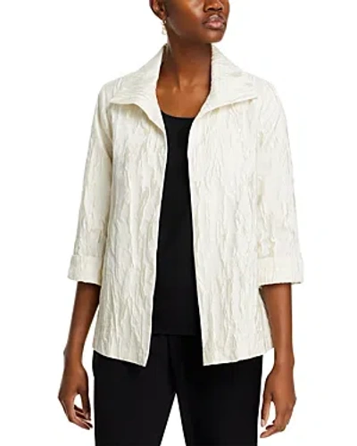 Caroline Rose A Line Jacket In Ivory