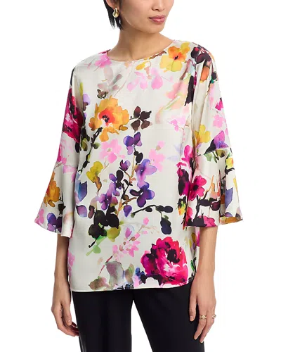 Caroline Rose Bella Tunic In Multi/white