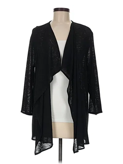Pre-owned Caroline Rose Blazer Jacket In Black