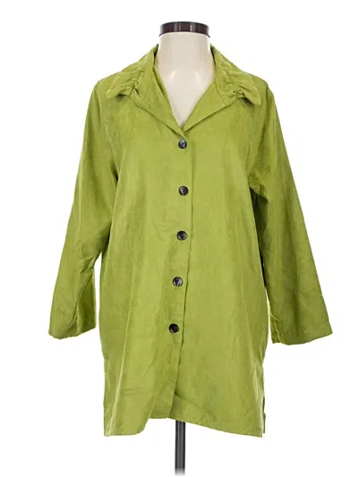 Pre-owned Caroline Rose Casual Dress In Green