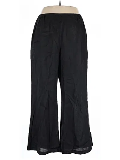 Pre-owned Caroline Rose Casual Pants In Black