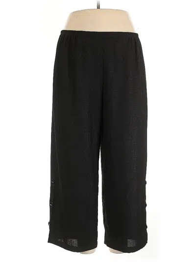 Pre-owned Caroline Rose Casual Pants In Black