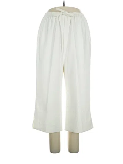 Pre-owned Caroline Rose Casual Pants In White