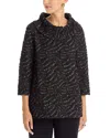 Caroline Rose Cowl Neck Tunic In Multi
