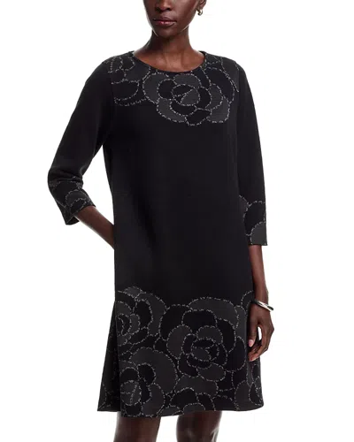 Caroline Rose Easy Dress In Black