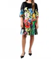 Caroline Rose Gianna Dress In Brilliant Bouquet In Multi