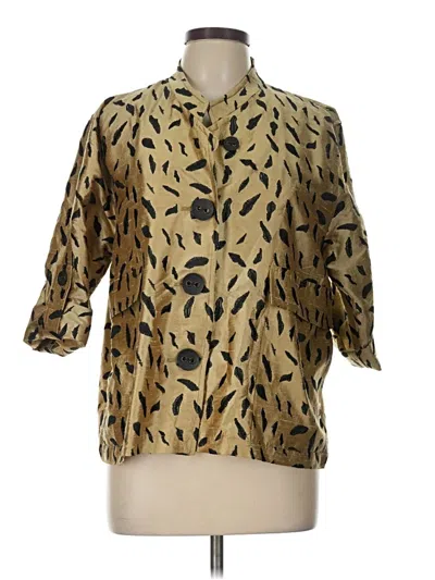 Pre-owned Caroline Rose Jacket In Gold