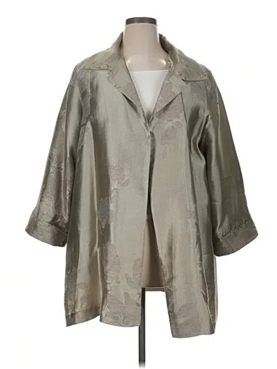 Pre-owned Caroline Rose Jacket In Silver