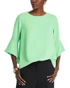 Caroline Rose Julia Flare Sleeve Tunic Top In Margarita