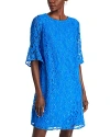Caroline Rose Flora Lace Julia Dress In Royal