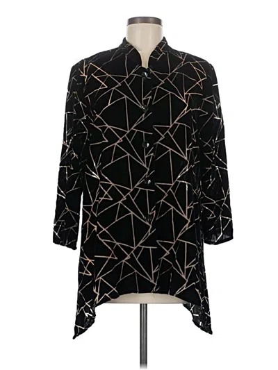 Pre-owned Caroline Rose Kimono In Black