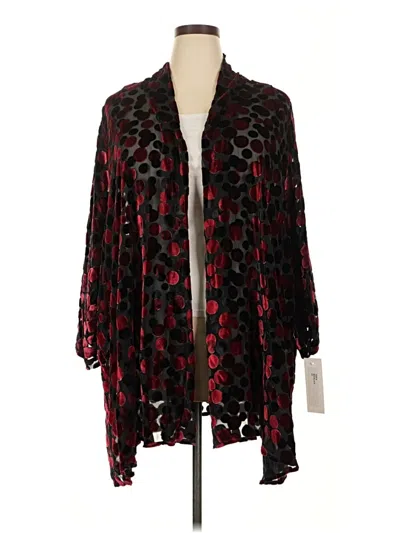 Pre-owned Caroline Rose Kimono In Black