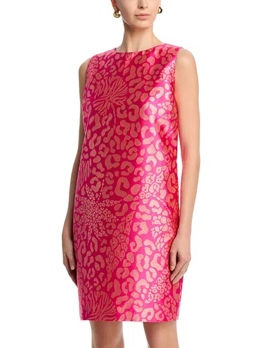 Caroline Rose Sheath Dress In Red