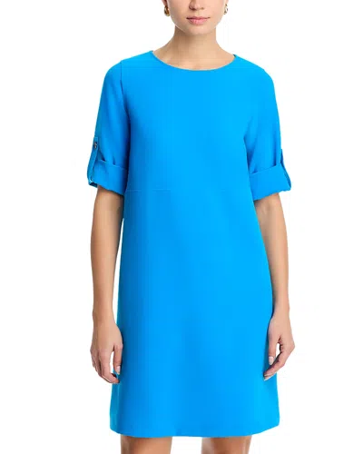 Caroline Rose Tabi Tee Dress In Blue