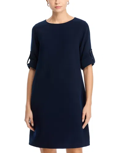 Caroline Rose Tabi Tee Dress In Blue