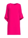 CAROLINE ROSE WOMEN'S JULIA CREPE BELL-SLEEVE DRESS