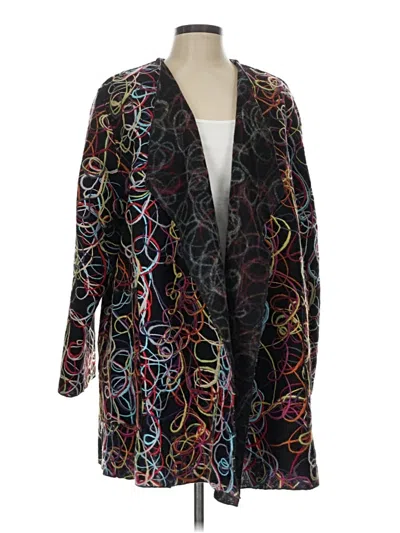 Caroline Rose Wool Blazer Jacket In Black