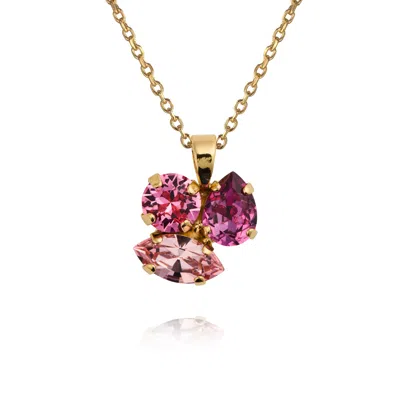 Caroline Svedbom Ana Necklace Dark Rose Combo
