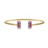 Caroline Svedbom Baguette Bracelet Violet
