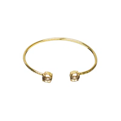 Caroline Svedbom Classic Stud Bracelet Bronze Pearl