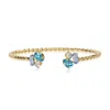 Caroline Svedbom Isa Bracelet Aquamarine Blue Combo