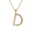 Caroline Svedbom Letter Necklace Crystal D