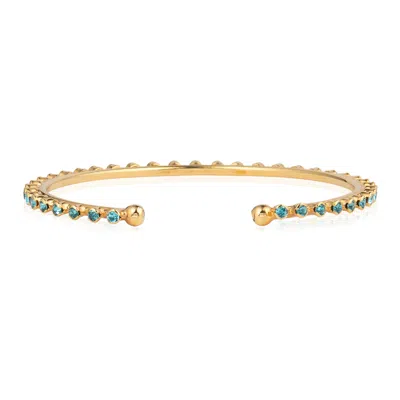 Caroline Svedbom Micro Bangle Light Turquoise Bracelet