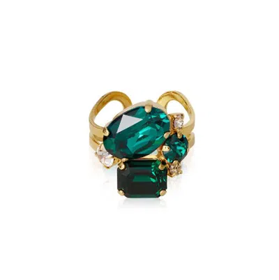 Caroline Svedbom Mini Carolina Ring Emerald