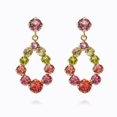 Caroline Svedbom 'mini Delia' Earrings In Pink