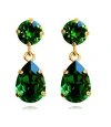 Caroline Svedbom Mini Drop Earrings Emerald