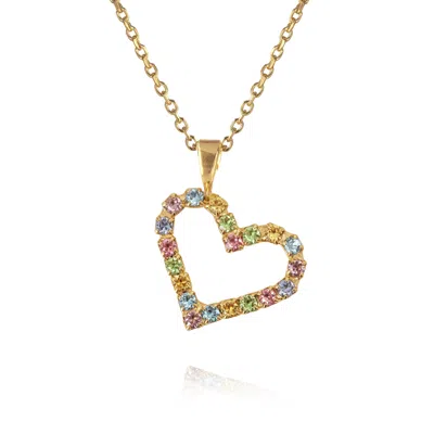 Caroline Svedbom Mini Sweetheart Necklace Pastel Valentine