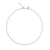 Caroline Svedbom Mini Zara Tennis Necklace Crystal Rhodium