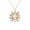 Caroline Svedbom Peony Necklace Crystal