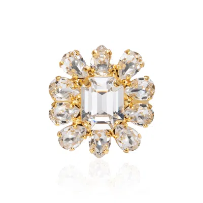 Caroline Svedbom Peony Ring Crystal