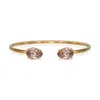 Caroline Svedbom Petite Drop Bracelet Crystal Vintage Rose