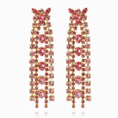 Caroline Svedbom 'petite Penelope' Earrings In Pink