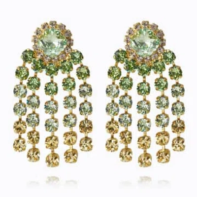 Caroline Svedbom 'rafaela' Earrings In Green