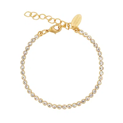 Caroline Svedbom Siri Tennis Bracelet Xs Small Crystal