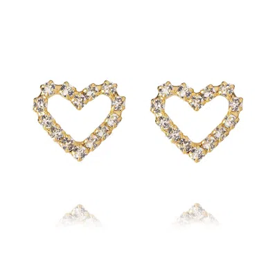 Caroline Svedbom Sweetheart Earrings Crystal