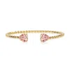 Caroline Svedbom Valentina Heart Bracelet Light Rose