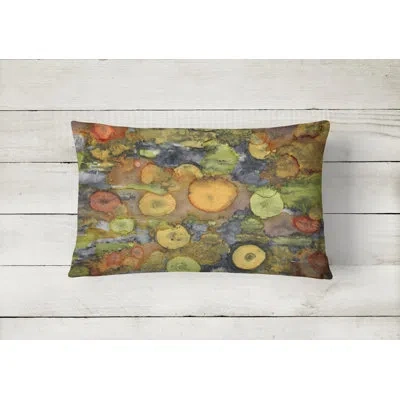 Caroline's Treasures Abstract With Mother Earth Fabric Indoor/outdoor Throw Pillow