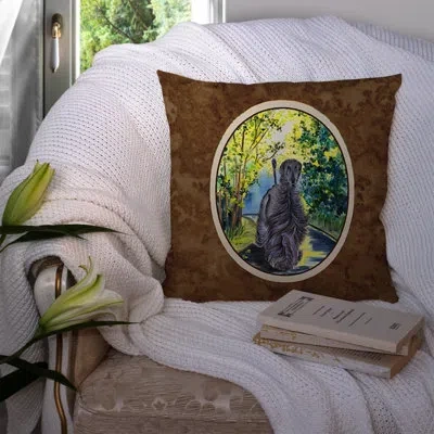 Caroline's Treasures Afghan Hound Graphic Print Indoor/outdoor Throw Pillow