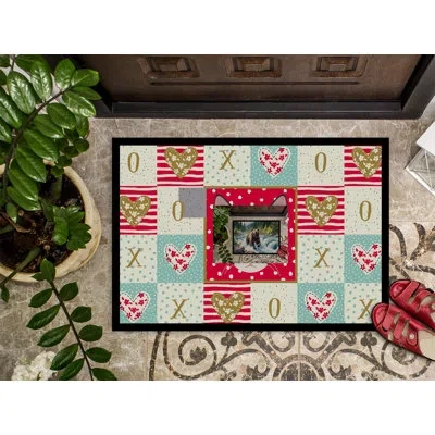 Caroline's Treasures Alaskan Wilderness Grizzly Bear Doormat In Multicolor