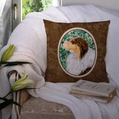 Caroline's Treasures Australian Shepherd Indoor/outdoor Graphic Print Throw Pillow