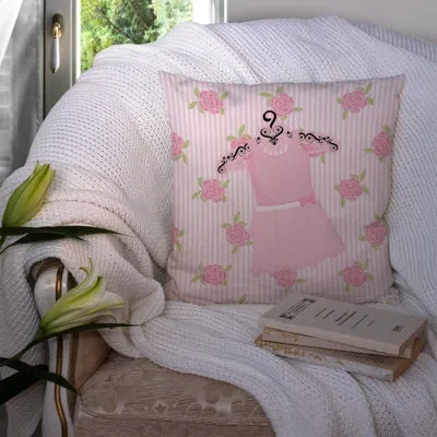 Caroline's Treasures Ballerina Ballet Attire Indoor/outdoor Throw Pillow
