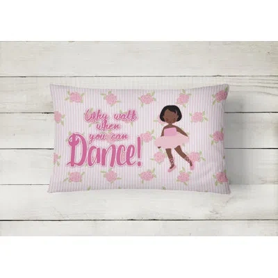 Caroline's Treasures Ballet African American Short Hair Lumbar Pillow