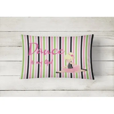Caroline's Treasures Ballet Dance Is My Life Lumbar Pillow In Blonde