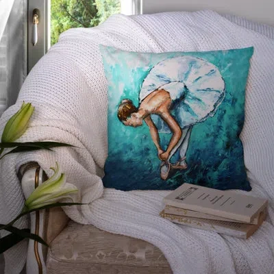 Caroline's Treasures Ballet Early Pratice Indoor/outdoor Throw Pillow